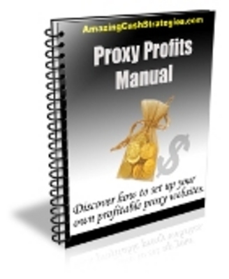 Product picture Proxy Creation Manual  Ebook With MRR